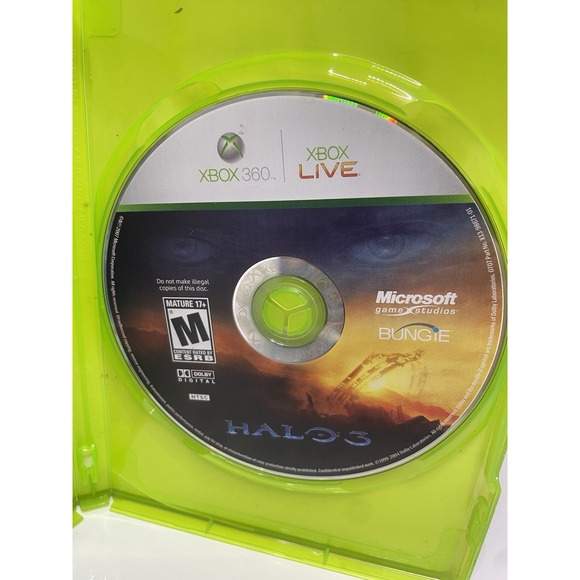 Halo‎ 3 (Xbox 360, 2007) - w/ Manual  tested and working - Picture 7 of 8